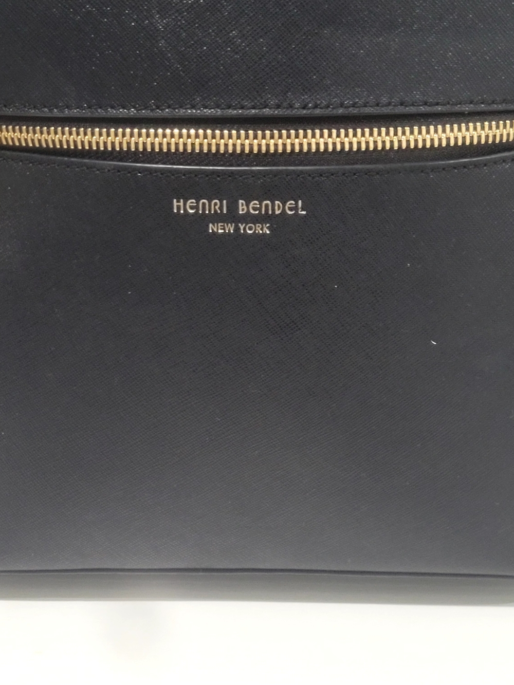 Henri Bendel($300 Retail) Black Leather Mini Backpack  Good Cond - Picture 15 of 17